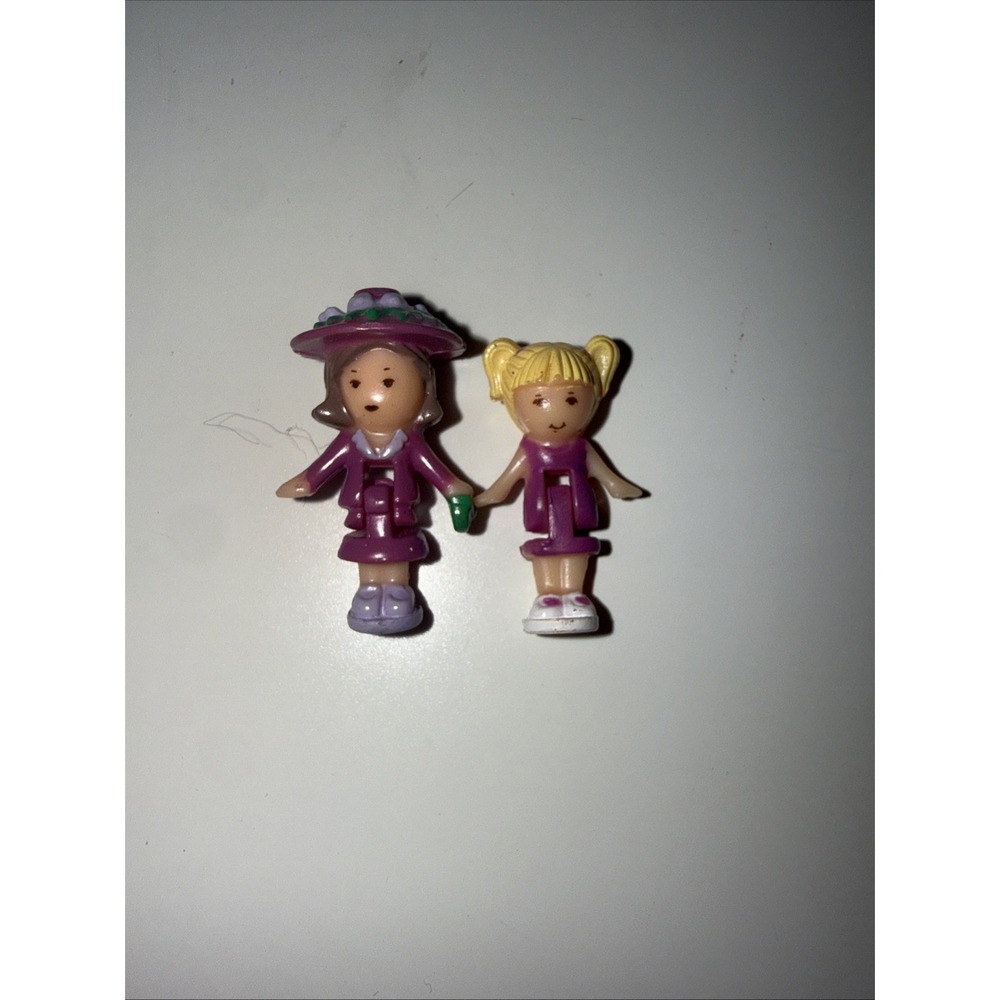 VTG 1991 Polly Pocket Figures Fifi And Tiny Tina Replacement Dolls ONLY